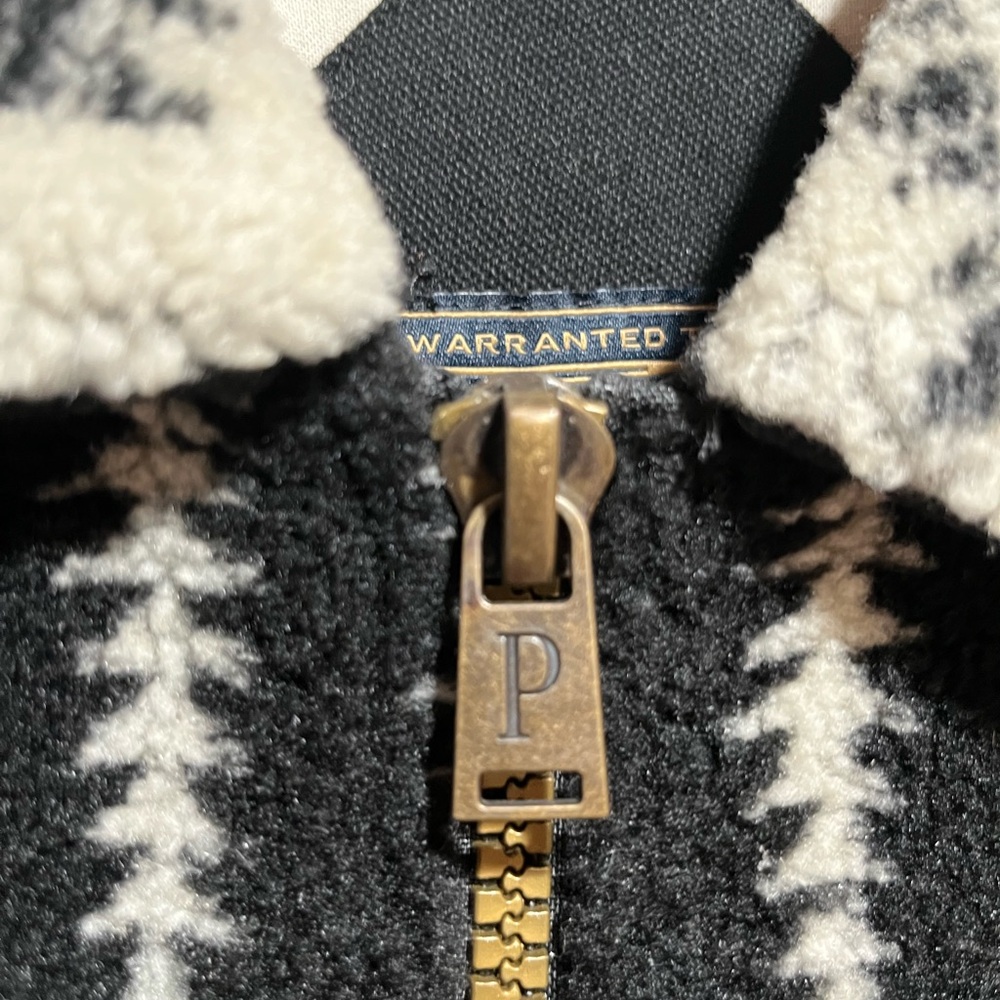 Pendleton Black And White Patterned Jacket - image 2